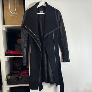 Dawn Levy Black Trench Coat
